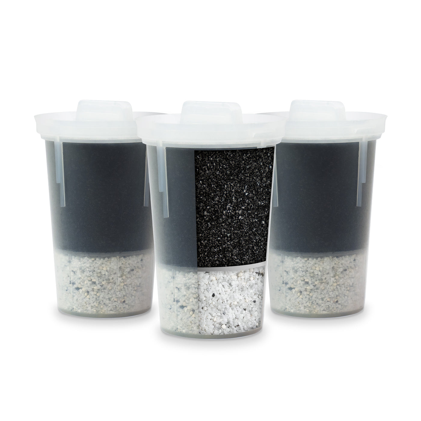 The Santevia MINA Alkaline Pitcher Filters come in a 3 unit value pack#filtration-type_standard