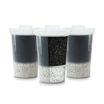 The Santevia MINA Alkaline Pitcher Filters come in a 3 unit value pack#filtration-type_standard